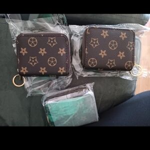 Brown Patterned Women's Wallet